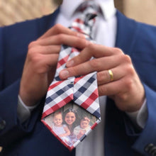 Load image into Gallery viewer, Personalized Photo Silk Tie