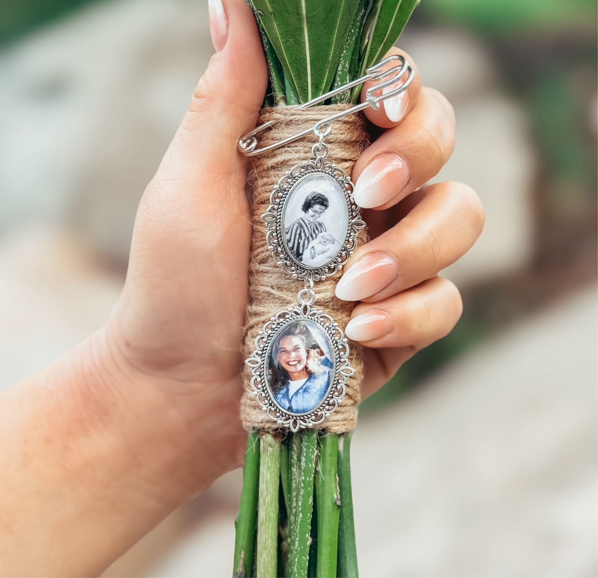 Personalized Lapel Photo Charm