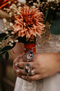 Personalized Bouquet Photo Charm