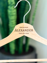 Load image into Gallery viewer, Personalized Engraved Bridesmaid/Groomsman Dress Name Hangers