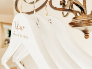 Personalized Bridesmaid Hangers - Wedding Hanger Wooden Engraved Bridal Dress Hanger Name Hangers