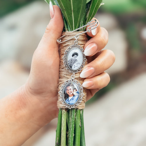 Personalized Bouquet Photo Charm