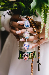 Personalized Bouquet Photo Charm