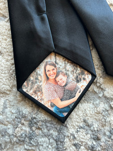 Peel & Stick Custom Fabric Photo Patch for Ties for Him