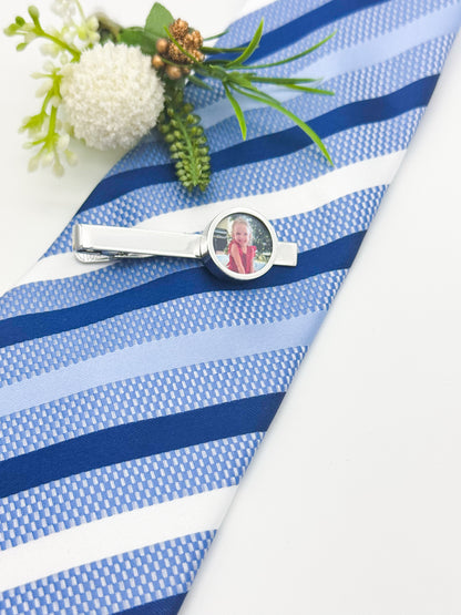 Personalized Photo Tie Clip/Necklace/Earrings