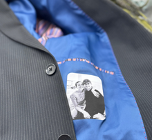 Cargar imagen en el visor de la galería, Peel &amp; Stick Permanent or Removable Custom Photo Patch for for ties, suits, bowties, gifts, tie patch, grandpa, dad, wedding, father of the bride, father&#39;s day, micro wedding, anniversary
