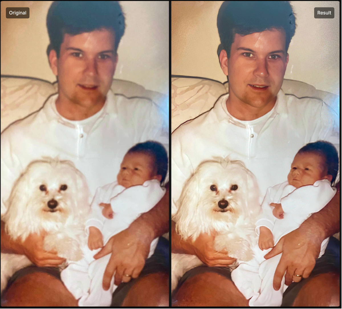 Photo Enhancements/Restoration Repair