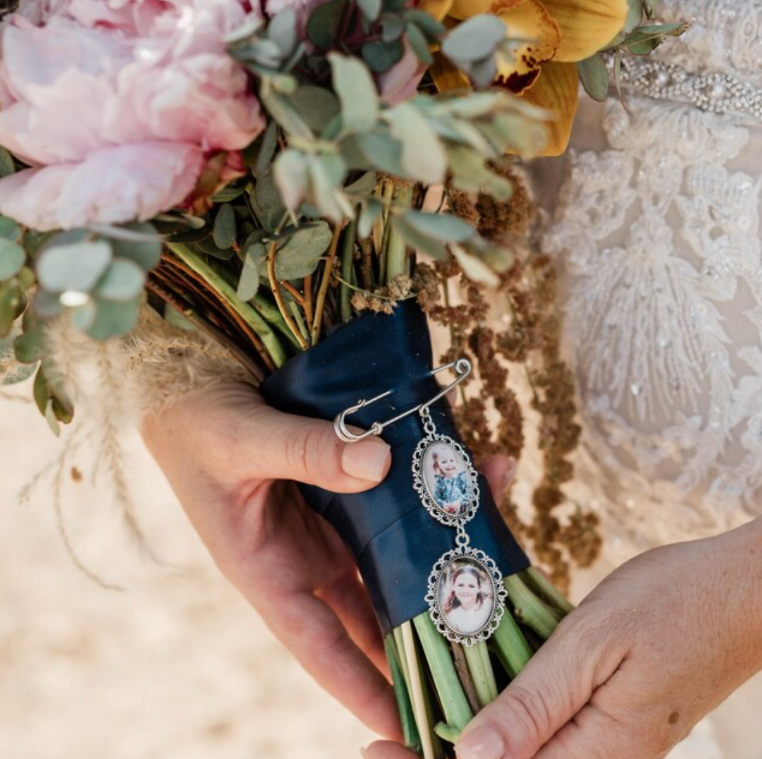 Personalized Bouquet Photo Charm – Woodbe