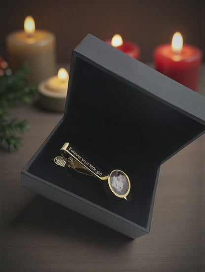 Personalized Photo Tie Clip/Necklace/Earrings