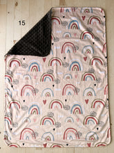Load image into Gallery viewer, Designer Baby Minky Blankets