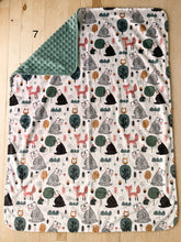 Load image into Gallery viewer, Designer Baby Minky Blankets